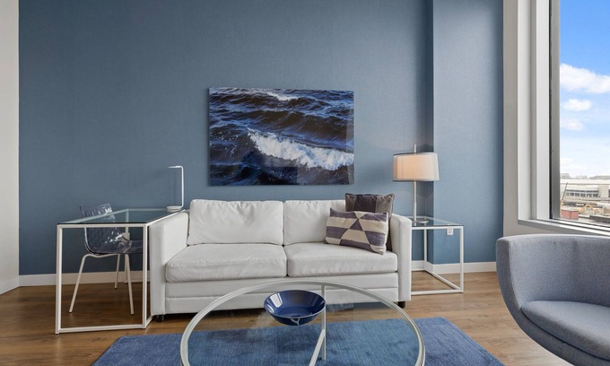 Fort Point Apartment | One Bedroom in Luxury Seaport Apartment Building