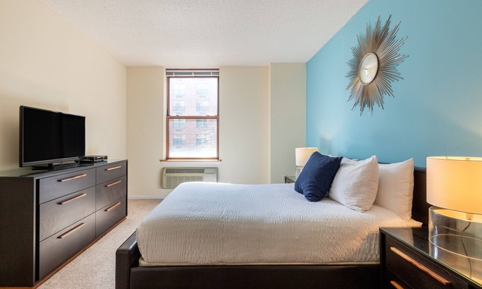 Hoboken Apartment | One Bedroom in Waterfront Building with NYC Views