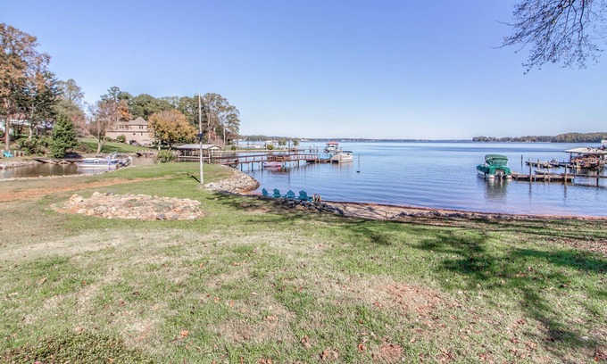 Denver House | One of a kind: Private sandy beach with 7 mile views of Lake Norman