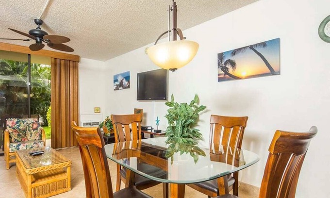 Kihei Condo | Open Design Suite w/Modern Kitchen, Lanai to Lawn, WiFi–Kamaole Sands 9106