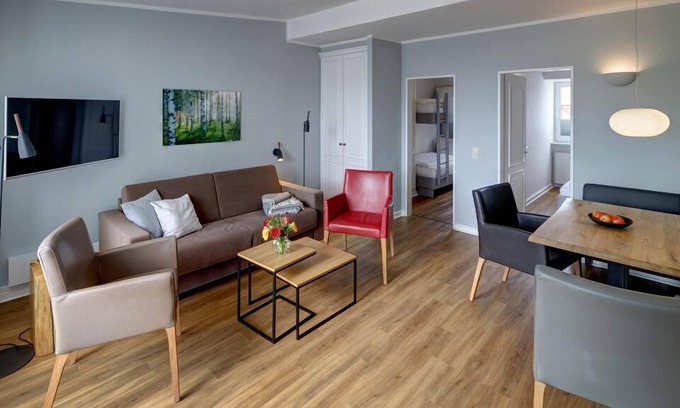 Norderney Apartment | Open, light-flooded 3-room vacation apartment in the heart of the city!