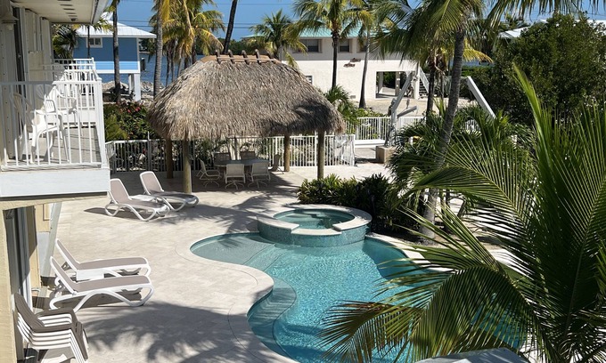 Marathon House | Open Water views, 100' dock Private Pool Ice machine DIRECT ACCESS open water