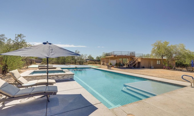 Rancho Verde House | Oro Valley Retreat w/Pool, Spa & Rooftop Views!