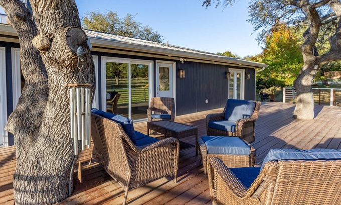 Canyon Lake House | Outdoor Utopia Acreage Retreat | Backyard with Private Pool, Playground | Families & Dogs Welcome