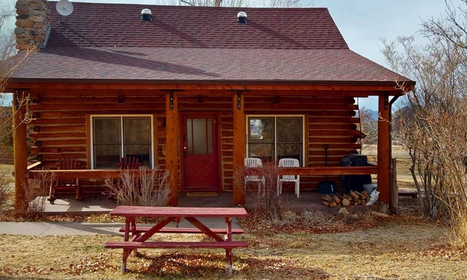 Spanish Valley Cabin | Pack Creek ~ M4 . Log Cabin at Pack Creek Ranch