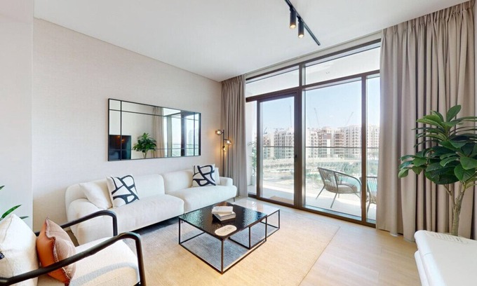 Dubai Apartment | Palace Residence - Chic Two Bed with Creek View
