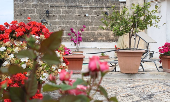 Centro Storico Apartment | - Palazzo Retrò, with a terrace overlooking the historic center of Nardò -