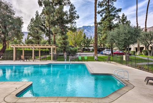 Racquet Club West Apartment | Palm Springs Retreat with Pool Access and Valley Views