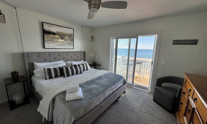 Kure Beach Condo | Panoramic Oceanfront Condo, Indoor Pool, Hot tub & More