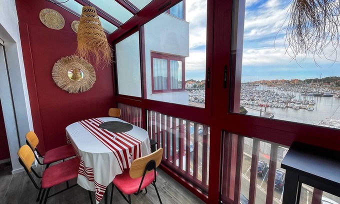 Capbreton Apartment | Panoramic view of the Port of Capbreton