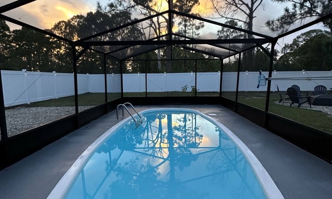 Lake Placid House | Paradise awaits! Renovated 4-bed oasis with pool, fenced yard. Lake Placid, FL.