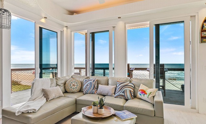 Bethune Beach House | Parrot Head Paradise/Pet Friendly Home with Views From Every Floor!