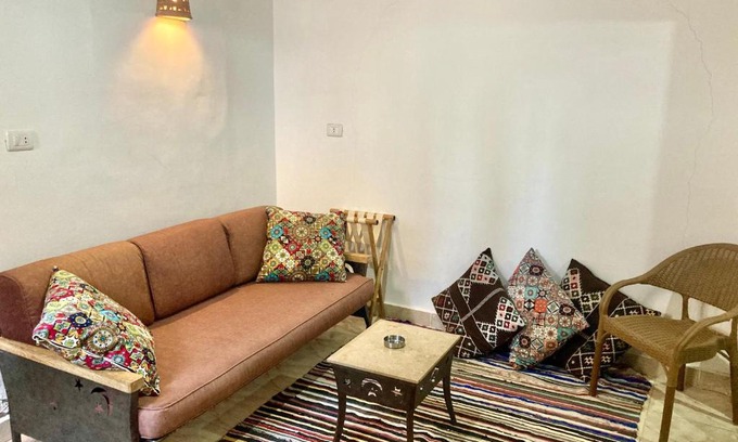 Dahab Apartment | Pastoral 1 bedroom Chalet w/AC + Wi-Fi &P-Bathroom