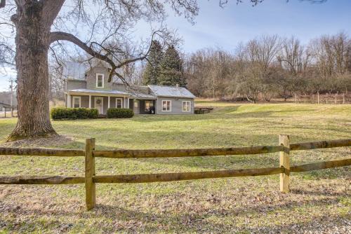 Bellville House | Patio and Scenic Views Modern Ohio Farmhouse