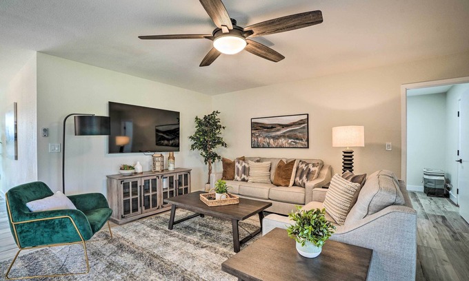 Sun City House | Patio, Grill: Home on Golf Course in Sun City!