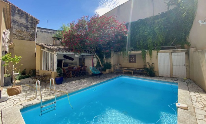 Bedarrides House | Patio house with pool