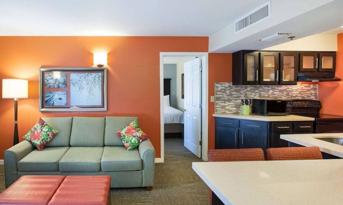 Florida Central Atlantic Coast Hotel | Paws Friendly Hotel! Spacious 2BR Suite with Full Kitchen, Swimming Pool!