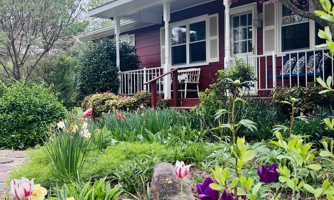 Rehoboth Beach Cottage | Peaceful garden cottage, close to OUTLETS, fire pit, dog friendly!