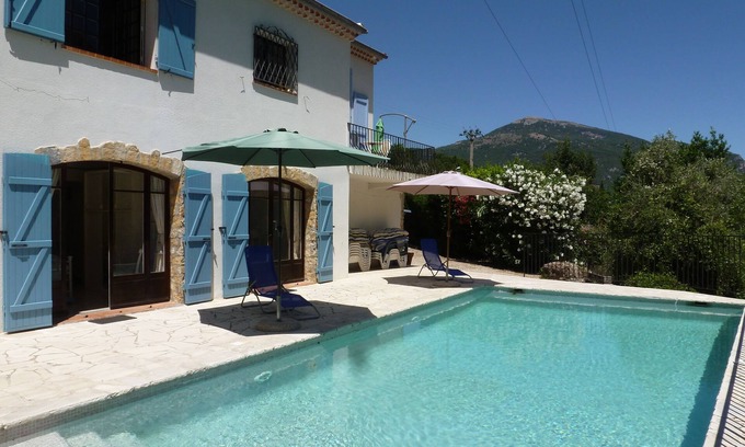 Le Bar-sur-Loup Villa | Peaceful Villa with private pool in a lovely valley.20% last minute discount.nnn
