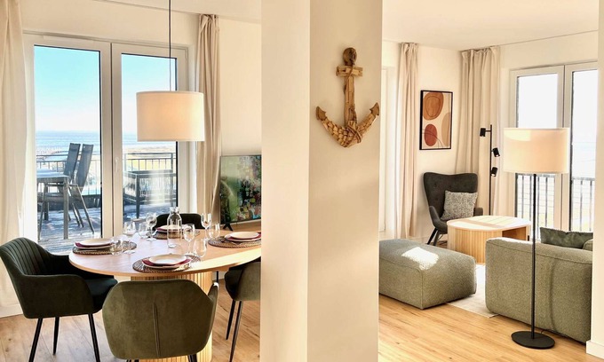 Pellworm Apartment | pellworm living (penthouse with sauna)