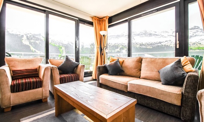 Flaine Apartment | Penthouse 3-bed apartment with large balcony, stunning views