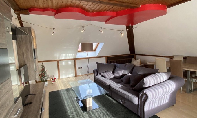 Langensteinbach Apartment | Penthouse - 4 rooms with terrace for up to 10 people