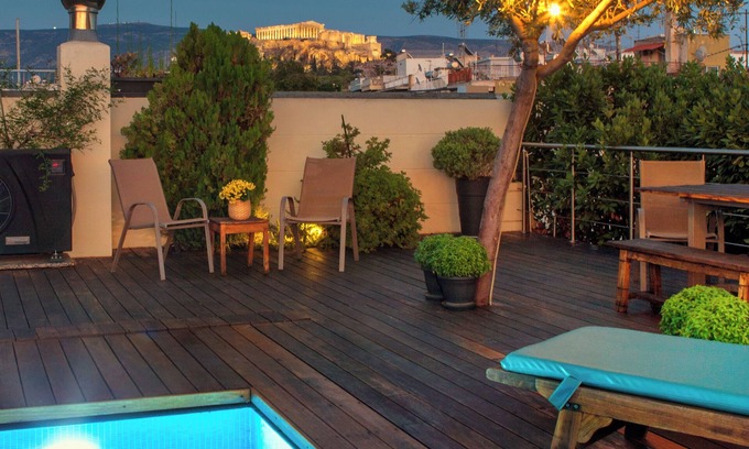 Thissio Apartment | Penthouse/Heated Pool/for Large Groups/AcropolisView/Ideal Location/Host Present