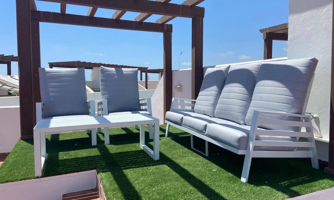 Vista de los Angeles-Rumina Apartment | Penthouse with Fiber, Rooftop and Swimming Pool