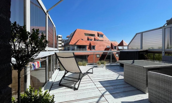 Nieuwpoort Apartment | Penthousestudio met groot zonneterras