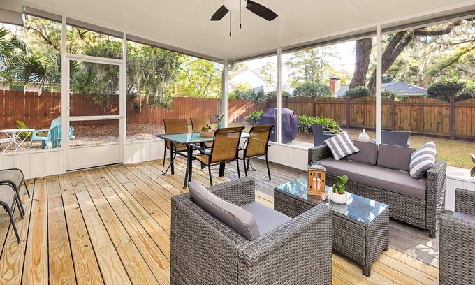 Saint Simons Heights House | Pet-Friendly, Great Location, Large Fenced-In Yard