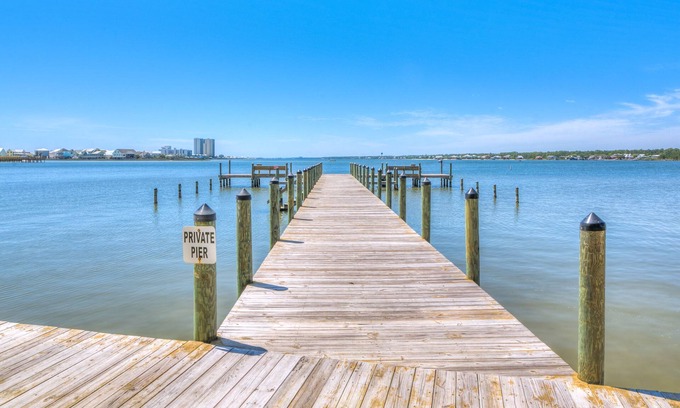 Gulf Shores Condo | PET FRIENDLY Great Family Friendly Corner Unit With Water Views From Every Room.