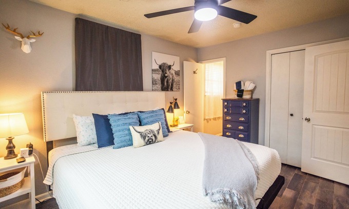 Moore House | Pet Friendly, WiFi, Fireplace, Fenced Yard, and Patio