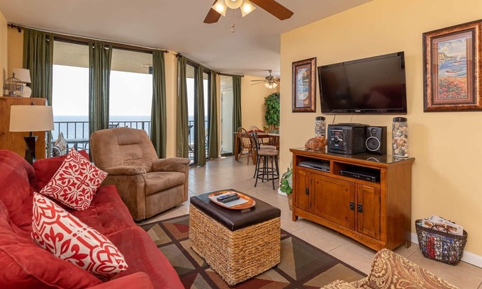 Orange Beach Condo | Phoenix III ~ Popular 5th Floor Condo ~ One Bedroom ~ BEACH FRONT!