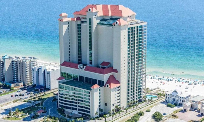 Orange Beach Condo | Phoenix West 1101 Your Orange Beach Escape! Gulf Front Lazy River Slide by Prickett Properties