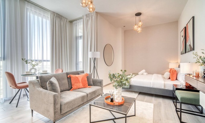 Dubai Production City Apartment | Picturesque Studio at Mesk 1 Midtown Dubai Production City by Deluxe Holiday Homes