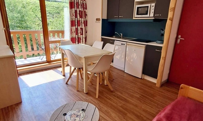 Saint-Francois-Longchamp Apartment | PIED DES PISTES 4 persons with balcony