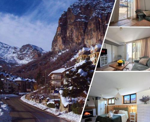 Escarrilla Apartment | Pilar Apartment Wifi Fireplace Ski Views