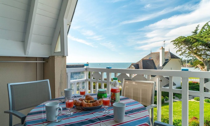 Benodet Apartment | Plein Sud - Piscine partagée