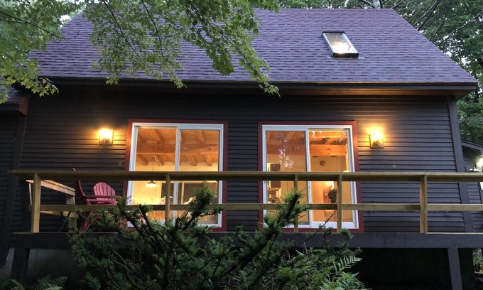 Mountain Acres House | Plush Vermont ski + summer chalet in serene Jamaica Vermont!