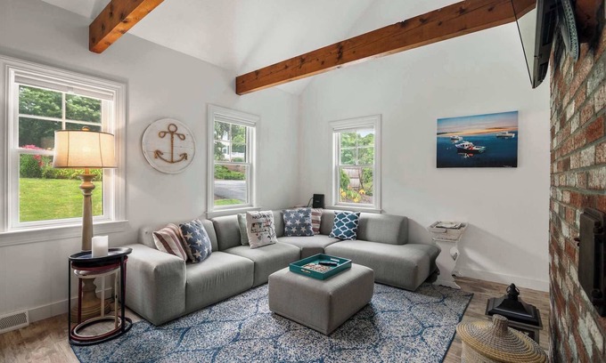 South Chatham House | Pond Front Home w/Game Room Dog Friendly!