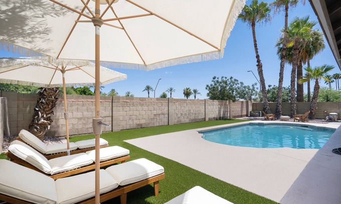 Tempe House | Pool, Family friendly, desert retreat with a firepit!
