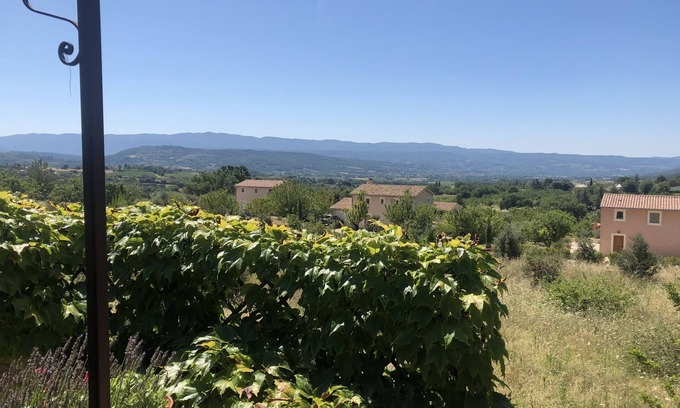 Saint-Saturnin-les-Apt House | Pretty Provence house with great views and pool, short walk from hilltop village