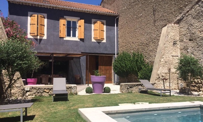 Nissan-lez-Enserune House | Pretty house with heated swimming pool, garden, terrace, 4 bedrooms, 2 bathroom