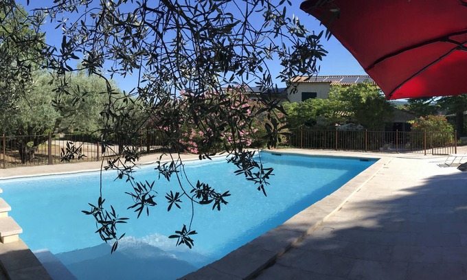 Saint Michel d'Euzet Other | Pretty Mas provençal, private pool, Airco, 5bed (10p), 3bath, Boulodrome, Hammock.