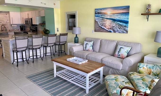 New Smyrna Beach House | Pristine Tropical Getaway Townhouse Across Street from the Beach!