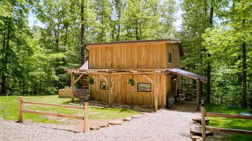 Helmsburg House | Private 4 acre waterfront cabin with Hot Tub