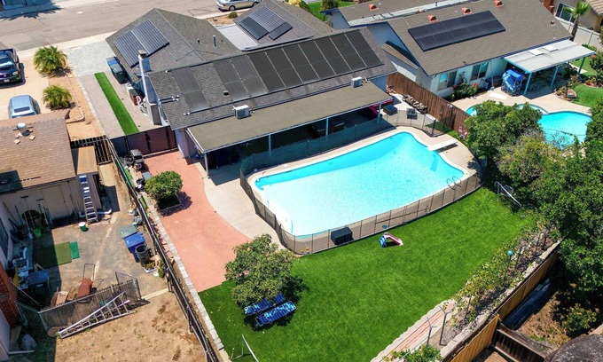 El Cajon House | Private Backyard Oasis w/Pool, Hot Tub & 2 Grills