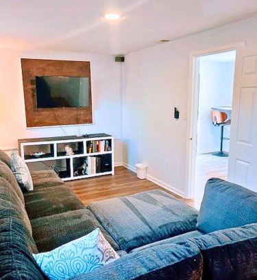 Arlington Apartment | Private Basement APT Near DC Pet Friendly WiFi King Bed Kitchen and More