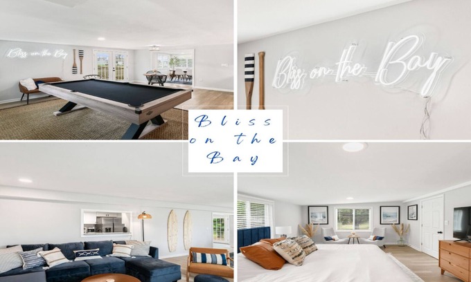Point Lookout House | Private Bay Hideaway Peaceful Vibes & Semi-Private Beach at "Bliss on the Bay"