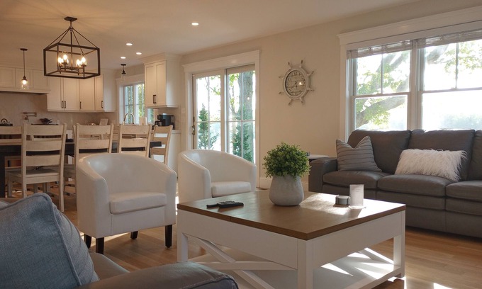 Gloucester House | Private Beach New Luxury Waterfront Vacation Rental Annisquam River